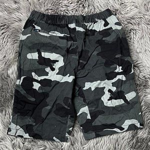 Amplify | Boy's Shorts | Black & Grey | Camouflage | Size XL(18/20)